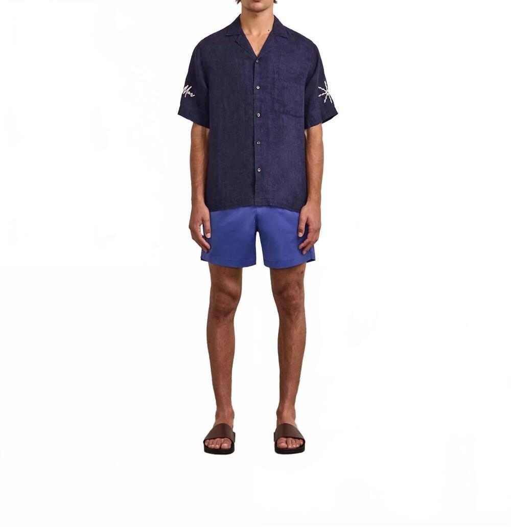 NEW FRESCOBAL CARIOCA salvador sport swim short in cobalt blue